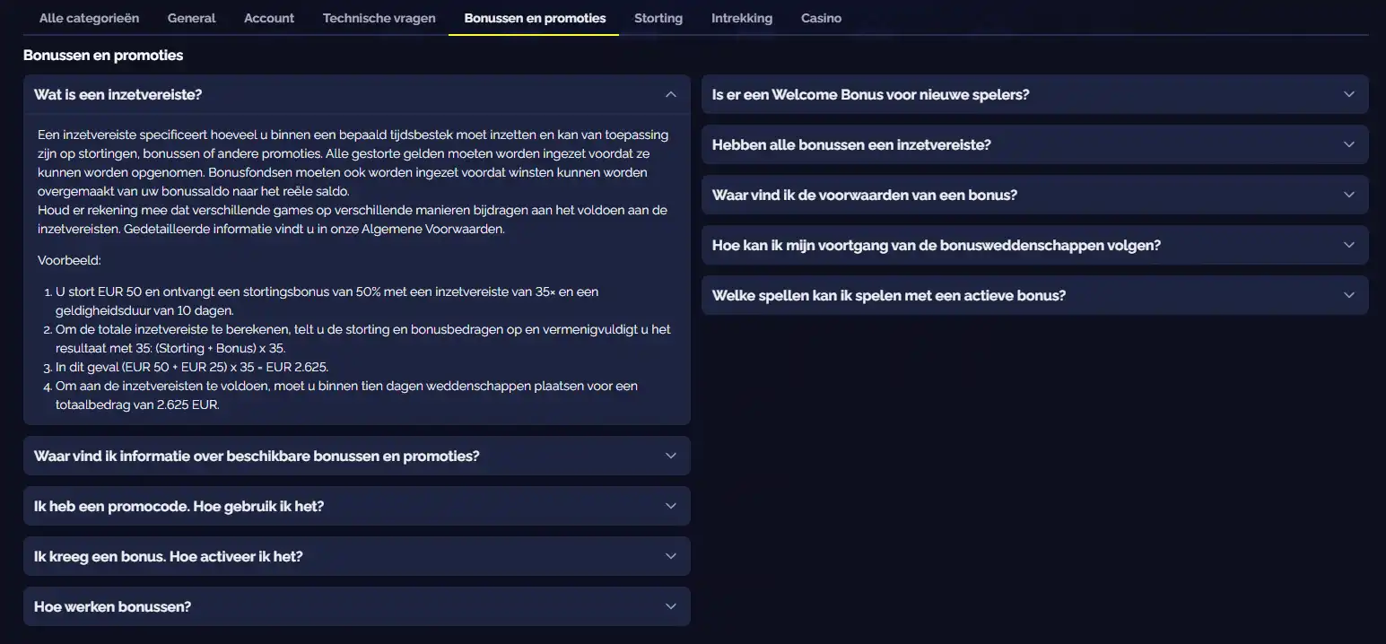 Actuele officiële Goldbet bonusvoorwaarden met het welkomstpakket